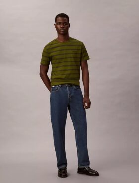 Liquid Touch Stripe Crewneck T-Shirt