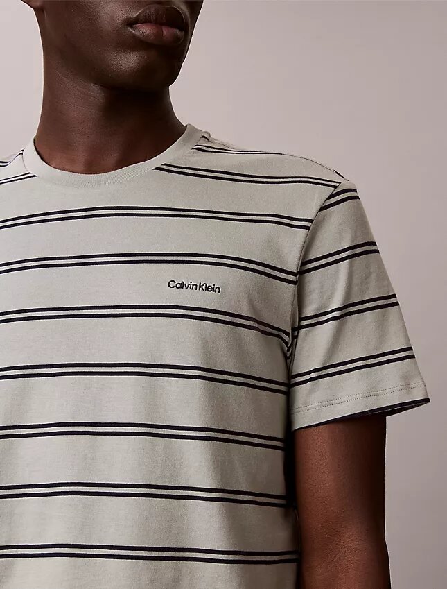 Liquid Touch Stripe Crewneck T-Shirt Liquid Touch Stripe Crewneck T-Shirt