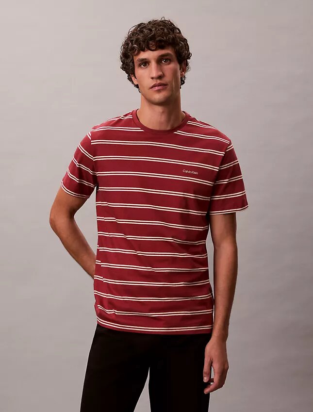 Liquid Touch Stripe Crewneck T-Shirt Liquid Touch Stripe Crewneck T-Shirt