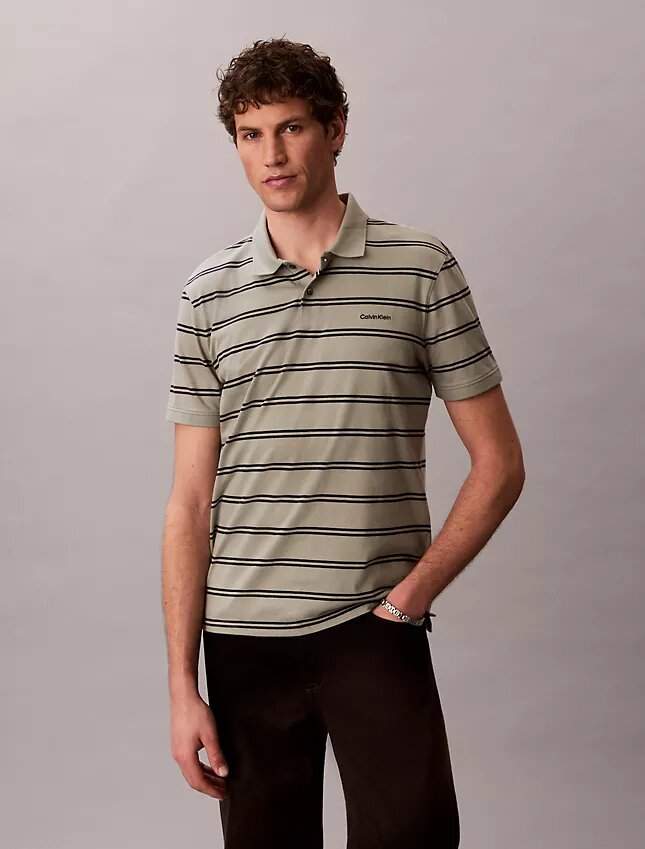 Liquid Touch Stripe Polo Shirt Liquid Touch Stripe Polo Shirt