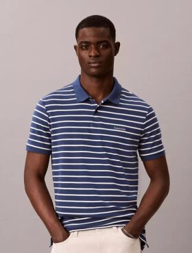 Liquid Touch Stripe Polo Shirt