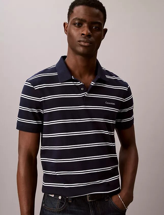 Liquid Touch Stripe Polo Shirt Liquid Touch Stripe Polo Shirt