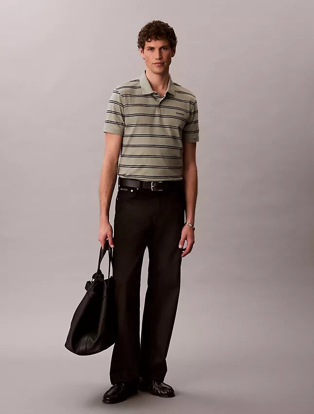 Liquid Touch Stripe Polo Shirt Liquid Touch Stripe Polo Shirt
