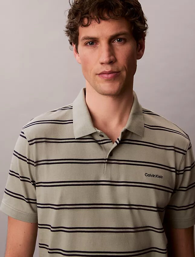 Liquid Touch Stripe Polo Shirt Liquid Touch Stripe Polo Shirt