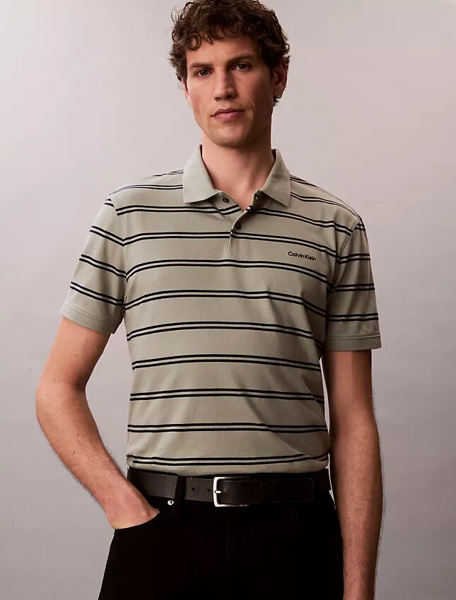 Liquid Touch Stripe Polo Shirt Liquid Touch Stripe Polo Shirt
