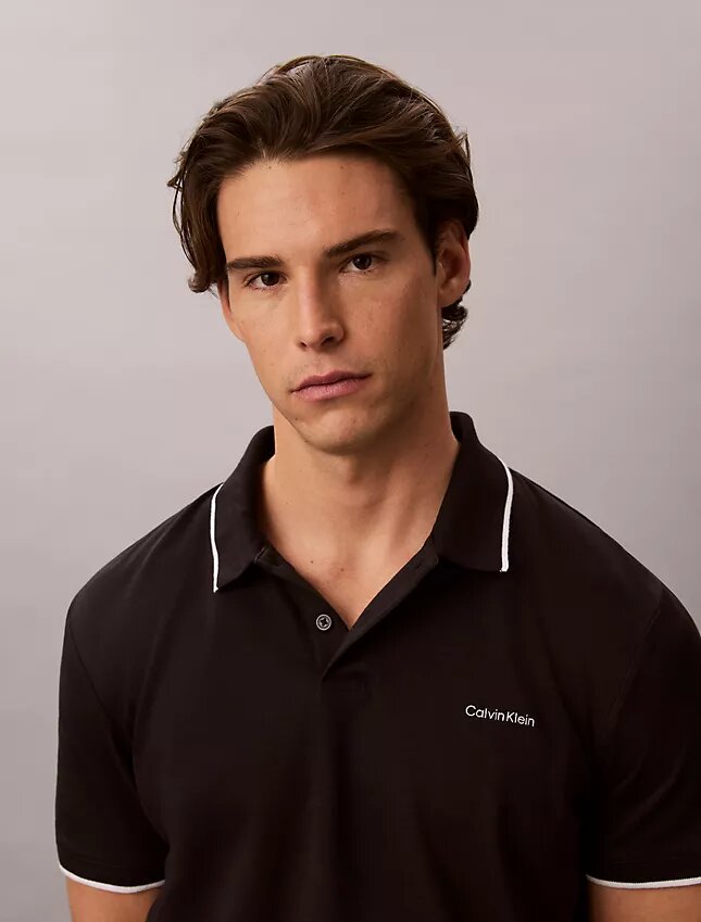 Liquid Touch Tipped Polo Shirt Liquid Touch Tipped Polo Shirt