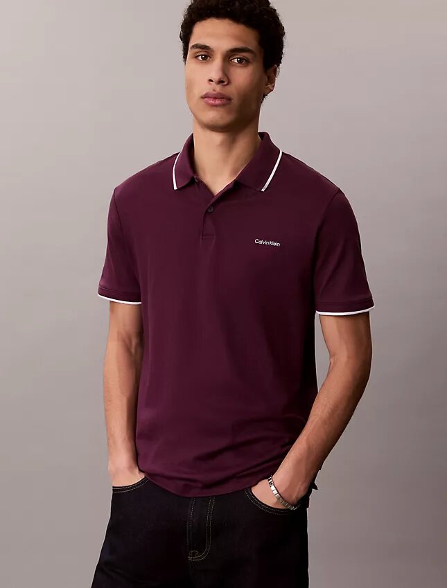 Liquid Touch Tipped Polo Shirt Liquid Touch Tipped Polo Shirt