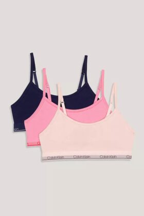 Logo Band Unlined 3-Pack Bralette