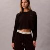 Logo Cotton Jersey Cropped Tee