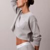 Logo Cotton Jersey Cropped Tee