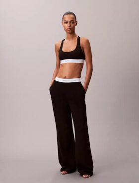 Logo Cotton Jersey Sleep Pant
