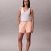 Logo Cotton Jersey Sleep Short