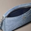 Logo Denim Convertible Shoulder Bag