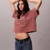 Logo Font Graphic Boxy T-Shirt