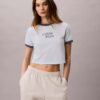Logo Graphic Cropped Ringer T-Shirt Logo Graphic Cropped Ringer T-Shirt
