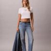 Logo Graphic Cropped Ringer T-Shirt Logo Graphic Cropped Ringer T-Shirt