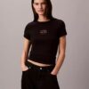 Logo Graphic Rib Slim T-Shirt