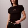 Logo Graphic Rib Slim T-Shirt