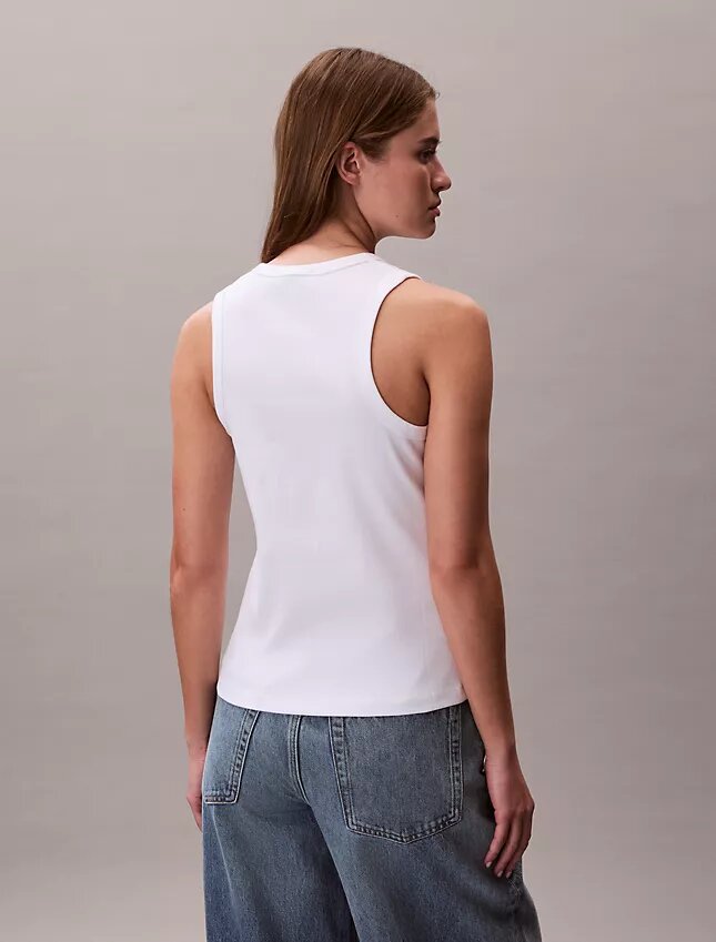 Logo Graphic Rib Tank Top Logo Graphic Rib Tank Top