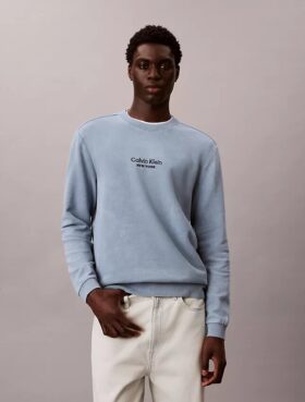 Logo Graphic Terry Crewneck Sweatshirt