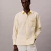 Logo Graphic Washed Oxford Button-Down Shirt