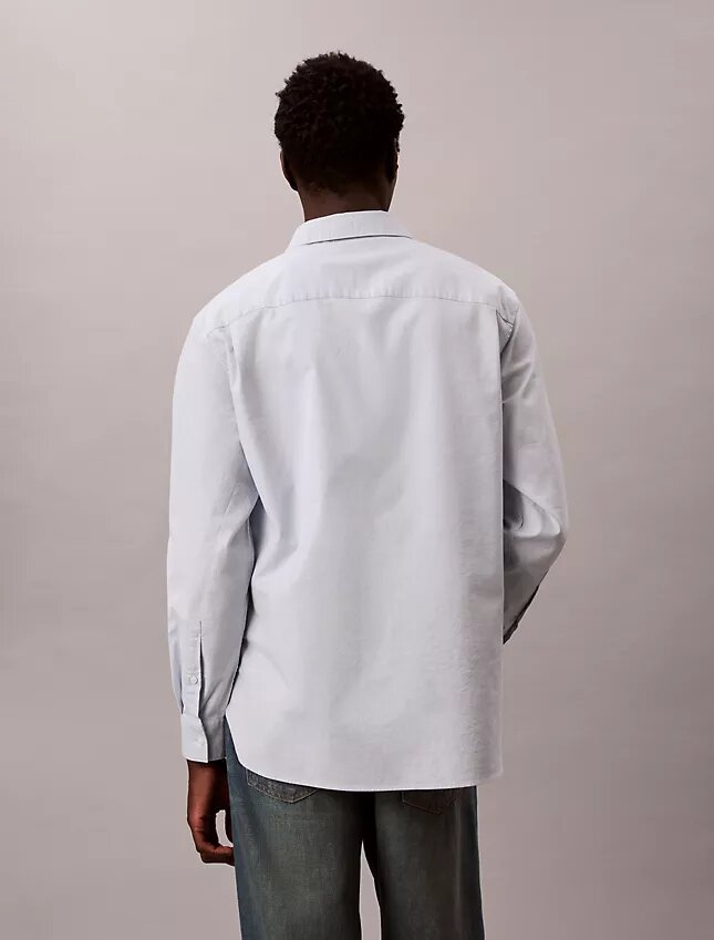 Logo Graphic Washed Oxford Button-Down Shirt Logo Graphic Washed Oxford Button-Down Shirt