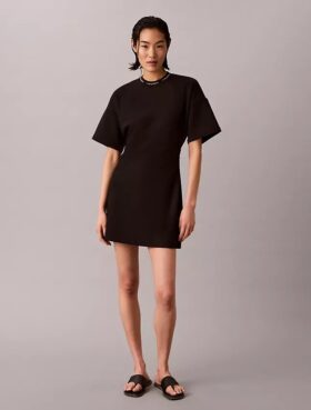 Logo Rib Interlock T-Shirt Dress