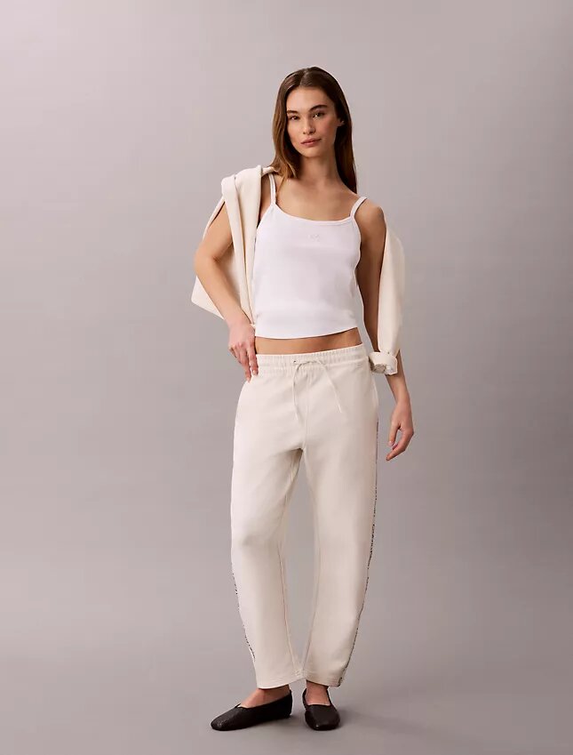 Logo Tape Barrel Pants Logo Tape Barrel Pants