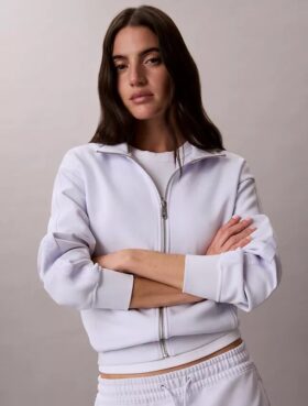 Logo Tape Full Zip Sweatshirt