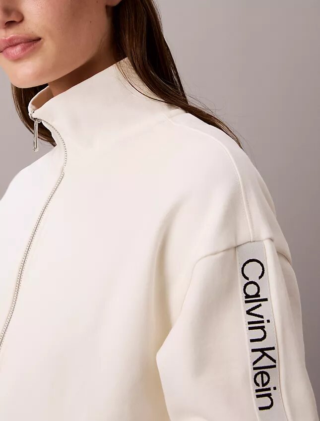 Logo Tape Full Zip Sweatshirt Logo Tape Full Zip Sweatshirt