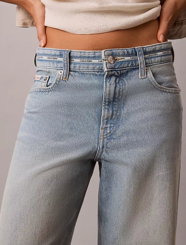 Low Rise Baggy Logo Jeans Low Rise Baggy Logo Jeans
