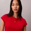 Lunar New Year Emblem Logo Crop T-Shirt Lunar New Year Emblem Logo Crop T-Shirt