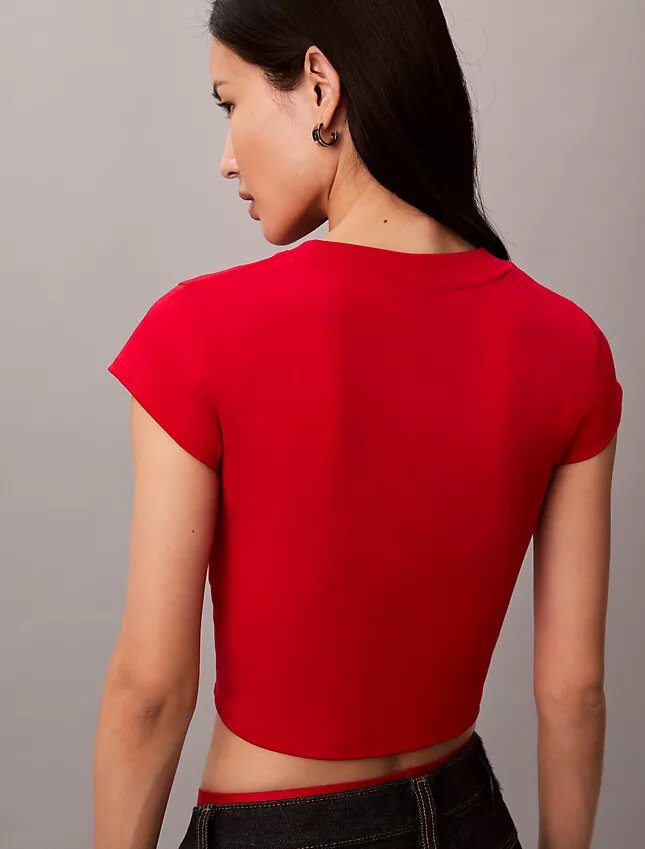 Lunar New Year Emblem Logo Crop T-Shirt Lunar New Year Emblem Logo Crop T-Shirt