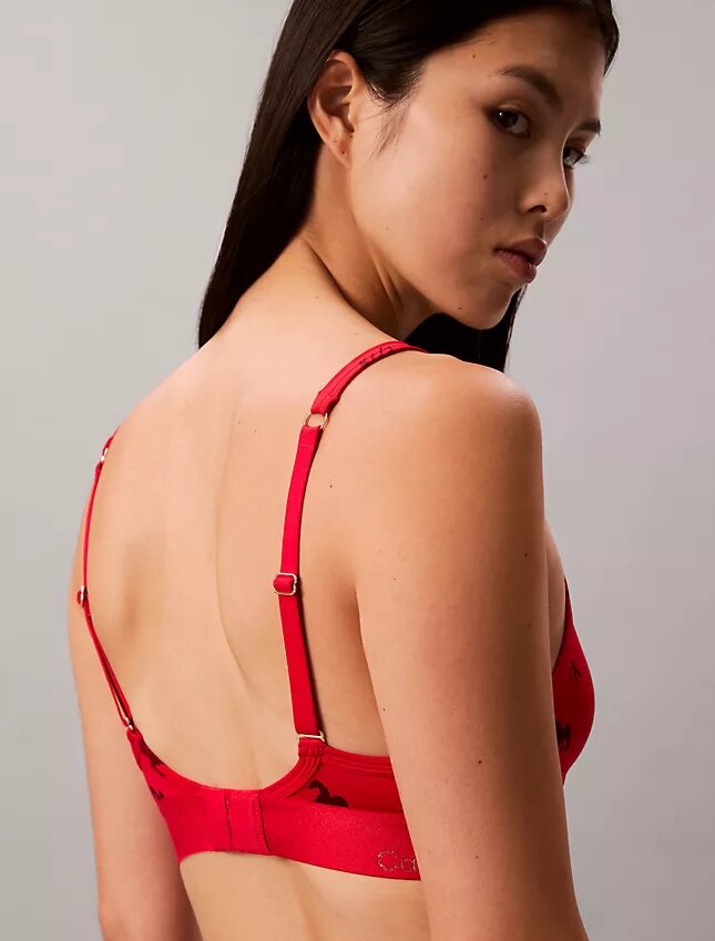 Lunar New Year Lightly Lined Triangle Bralette Lunar New Year Lightly Lined Triangle Bralette