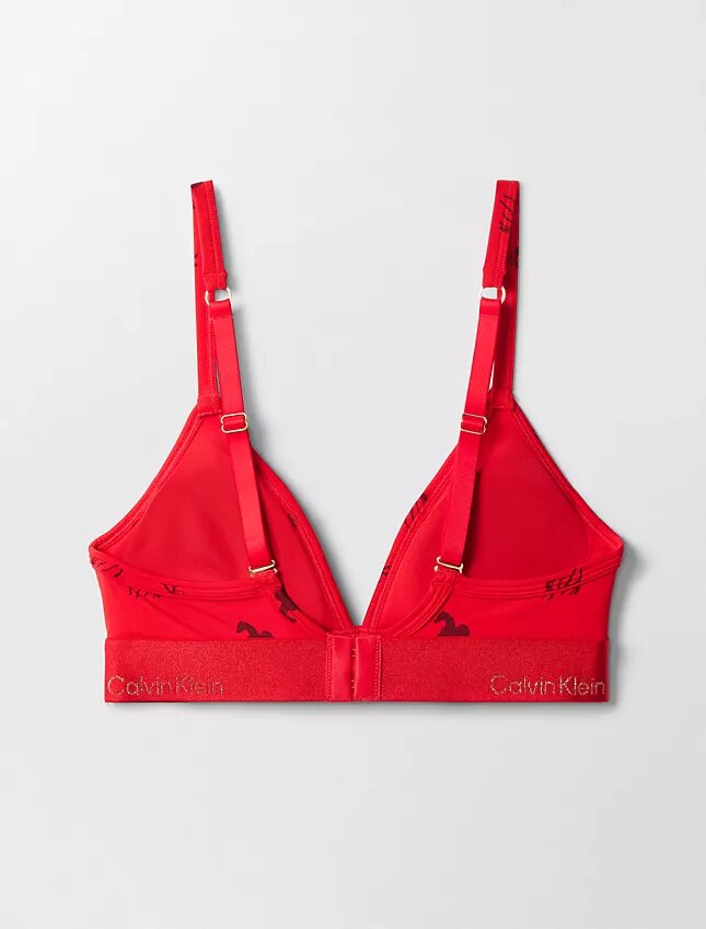 Lunar New Year Lightly Lined Triangle Bralette Lunar New Year Lightly Lined Triangle Bralette