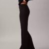 Lurex Merino Wool Blend Flared Pants