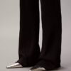 Lurex Merino Wool Blend Flared Pants