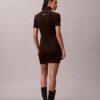 Lurex Merino Wool Blend Rib Sweater Dress