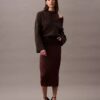 Lurex Midi Dress