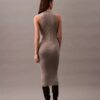 Lurex Midi Dress