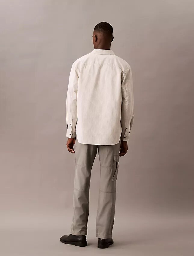 Lyocell Blend Garment Washed Straight Leg Cargo Pants Lyocell Blend Garment Washed Straight Leg Cargo Pants