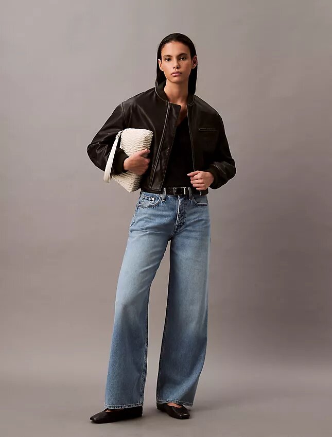Lyocell Blend Wide Leg Jeans Lyocell Blend Wide Leg Jeans