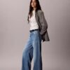 Lyocell Blend Wide Leg Jeans Lyocell Blend Wide Leg Jeans