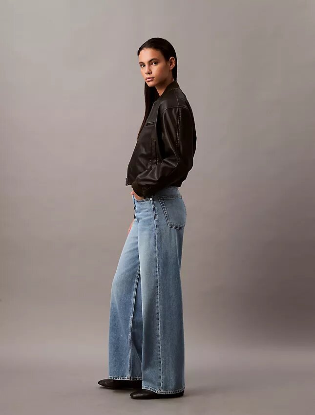 Lyocell Blend Wide Leg Jeans Lyocell Blend Wide Leg Jeans