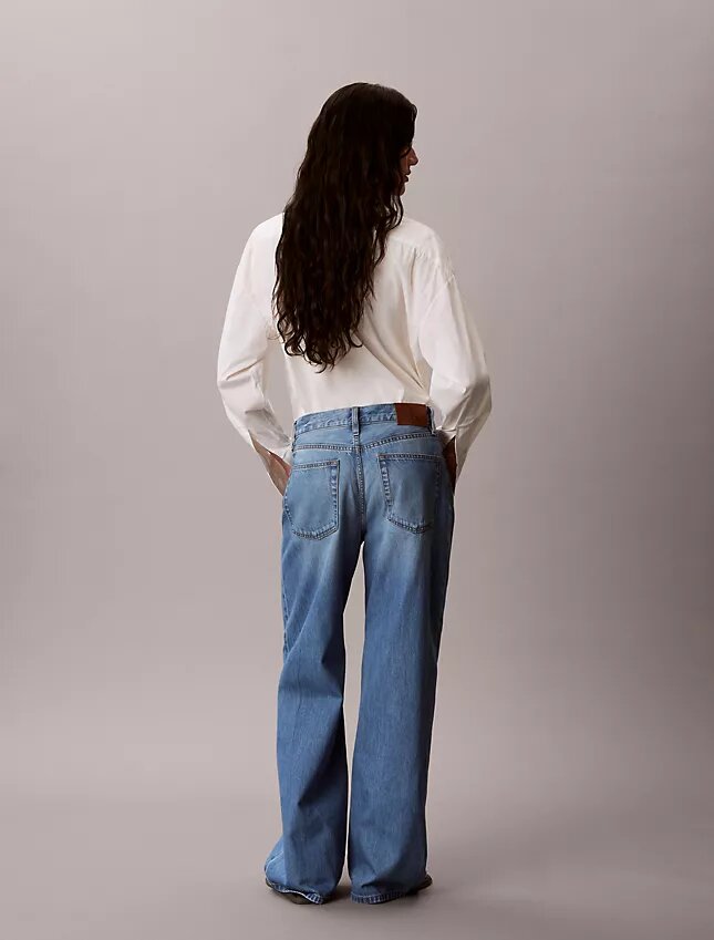 Lyocell Blend Wide Leg Jeans Lyocell Blend Wide Leg Jeans
