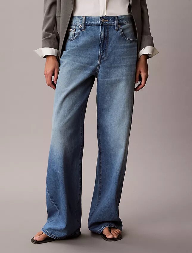 Lyocell Blend Wide Leg Jeans Lyocell Blend Wide Leg Jeans