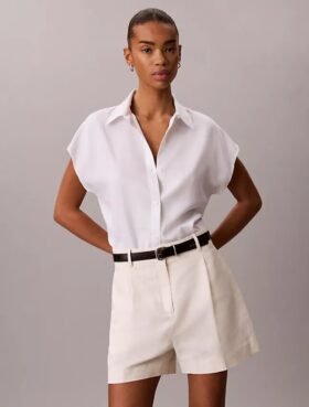 Lyocell Button-Down Shirt