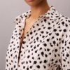 Lyocell Roll Tab Button-Down Shirt