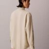 Lyocell Roll Tab Button-Down Shirt