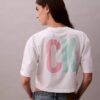 Marc Hundley Pride Viva Love Cropped Relaxed T-Shirt